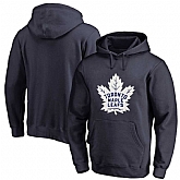 Men's Customized Toronto Maple Leafs Navy All Stitched Pullover Hoodie,baseball caps,new era cap wholesale,wholesale hats